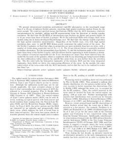 THE INFRARED NUCLEAR EMISSION OF SEYFERT