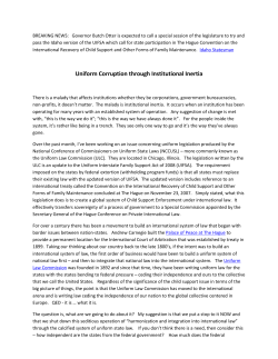 Uniform Corruption through Institutional Inertia