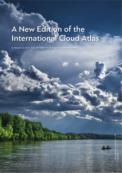 A New Edition of the International Cloud Atlas - bis