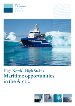 Maritime opportunities in the Arctic