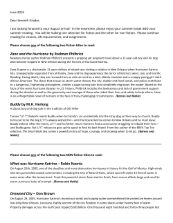 Zane and the Hurricane by Rodman Philbrick Buddy by MH Herlong