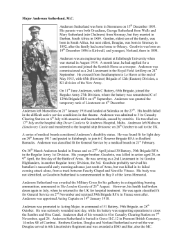 Major Anderson Sutherland and Lieutenant Goodwin Sutherland