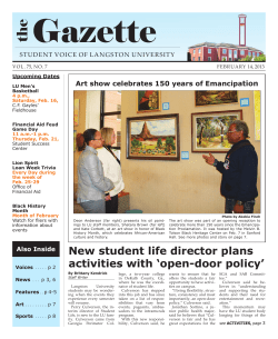 New student life director plans activities with `open