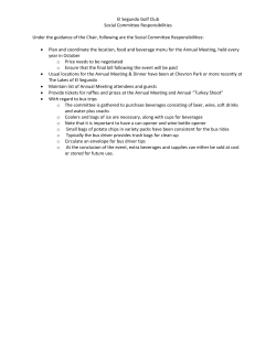 El Segundo Golf Club Social Committee Responsibilities Under the
