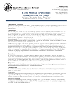Agenda - Goleta Union School District