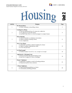 Housing - South Eastman English and Literacy Services