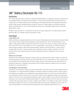 3M&trade; Battery Electrolyte HQ-115