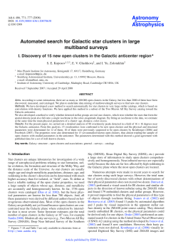 Automated search for Galactic star clusters in large multiband surveys