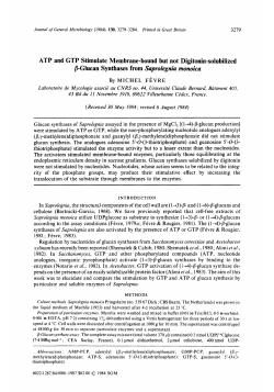 ATP and GTP Stimulate Membrane-bound but not