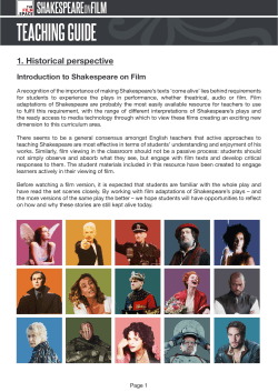 teaching guide - The Film Space