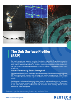 The Sub Surface Profiler (SSP)