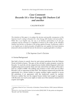 Bocardo SA v Star Energy UK Onshore Ltd