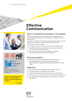 Effective Communication