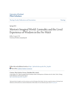 Liminality and the Lived Experience of Wisdom in