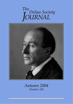 journal - Delius Society