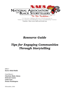 Engaging Communities - National Association of Black Storytellers