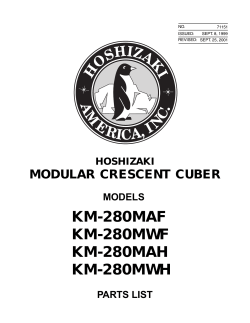 KM-280MAF KM-280MWF KM-280MAH KM