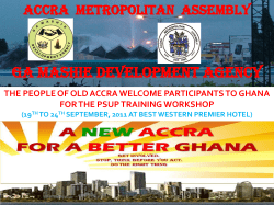 ga mashie development agency - UN