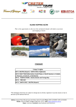 ISLAND HOPPING 5D/4N ITINERARY