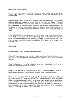 Loughborough Road Article 4 Direction map