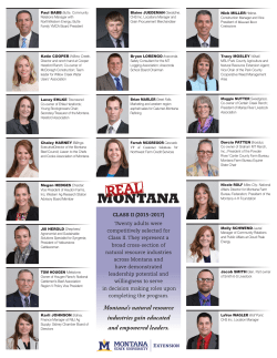 Montana`s natural resource industries gain educated and