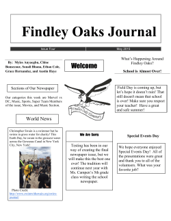Findley Oaks Journal