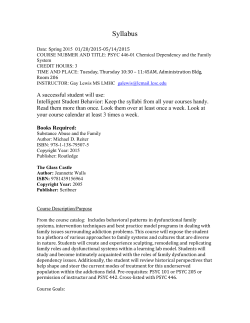 Syllabus - Lewis-Clark State College