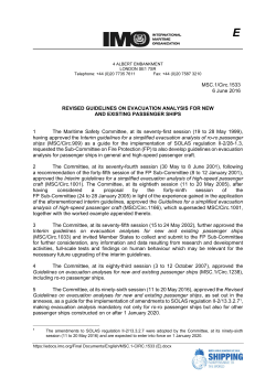 MSC.1/Circ.1533 6 June 2016 REVISED GUIDELINES ON