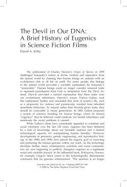 A Brief History of Eugenics in Science Fiction Films