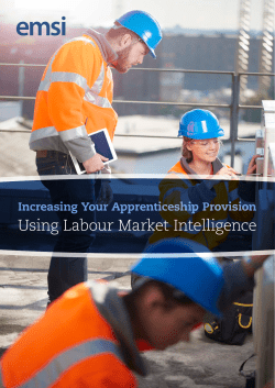 Increasing Apprenticeship Provision