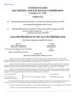 PDF - Ligand Pharmaceuticals, Inc.