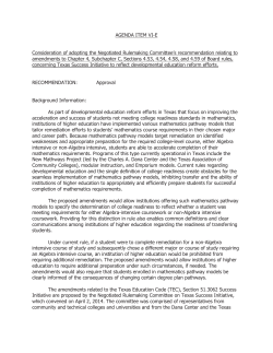 AGENDA ITEM VI-E Consideration of adopting the Negotiated