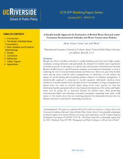 A Double-hurdle Approach for Estimation of Bottled Water Demand