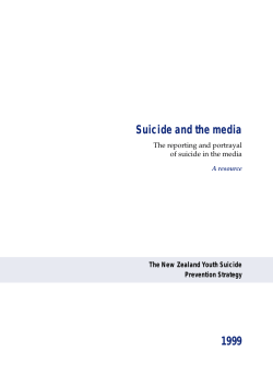 Suicide and the Media