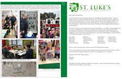 St. Luke`s News and Notes - St. Luke`s Lutheran School