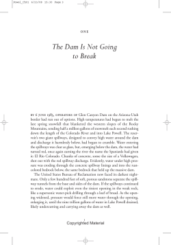 The dam is not going to break - University of California Press