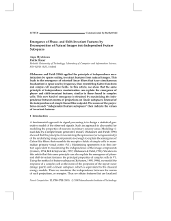 Emergence of Phase- and Shift-Invariant Features by