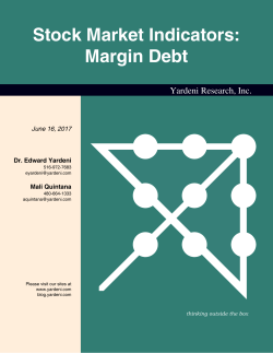 Stock Market Indicators: Margin Debt