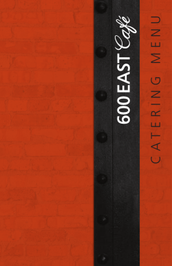catering menu