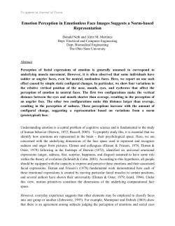 Emotion Perception in Emotionless Face Images