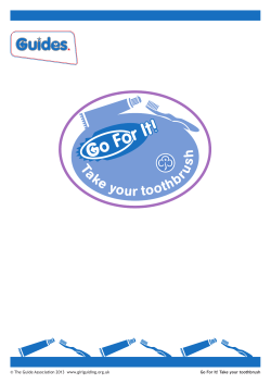 Go For It! Take your toothbrush - Guides