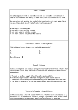 Class 3 | Science Anu takes equal amounts of