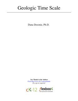 Geologic Time Scale