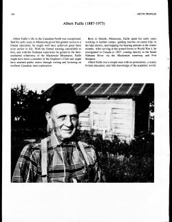Albert Faille - AINA Publications Server