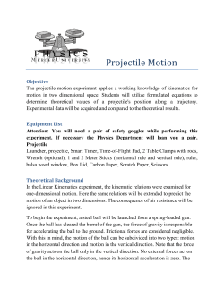 Projectile Motion