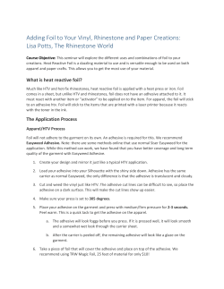 Adding Foil to Your Vinyl, Rhinestone and Paper Creations