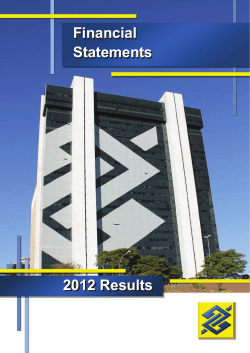 2012 Results Financial Statements Financial Statements 2012