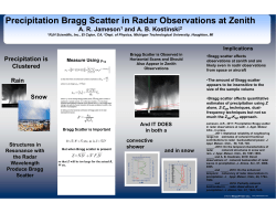 Precipitation Bragg Scatter in Radar Observations at Zenith