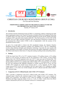 CCMG Verification Statement - National Democratic Institute