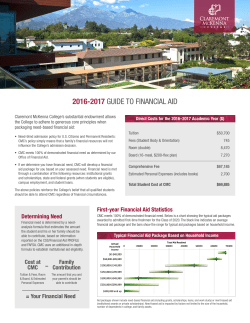 A Guide to Financial Aid 2016-2017